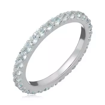 Серебряное кольцо с топазом