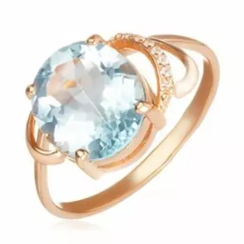 Серебряное кольцо с топазом