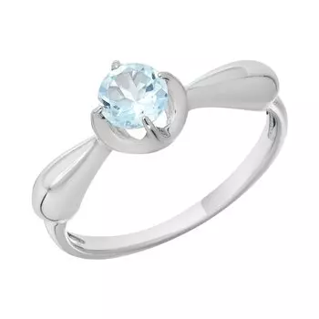 Серебряное кольцо с топазом