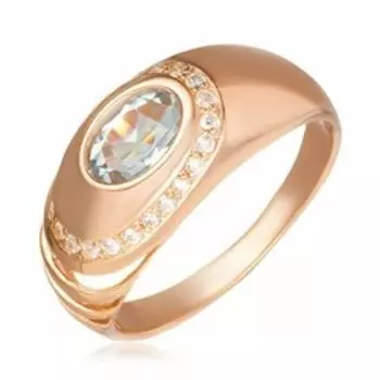 Серебряное кольцо с топазом