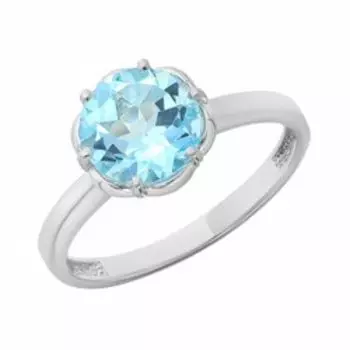Серебряное кольцо с топазом