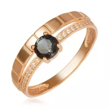 Серебряное кольцо с топазом лондон