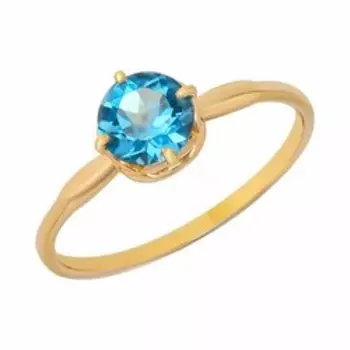 Серебряное кольцо с топазом лондон