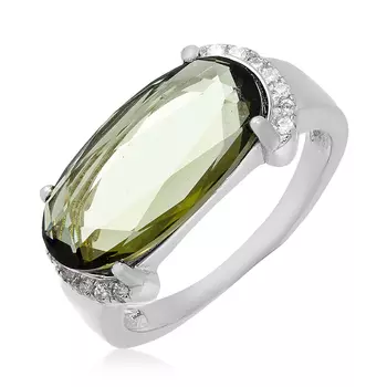 Серебряное кольцо с турмалином