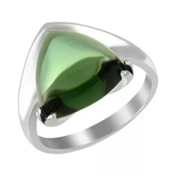 Серебряное кольцо с турмалиновым кварцем