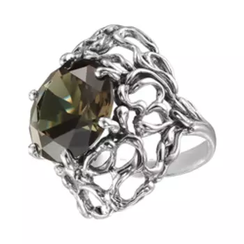 Серебряное кольцо с турмалиновым кварцем