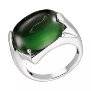 Серебряное кольцо с турмалиновым кварцем