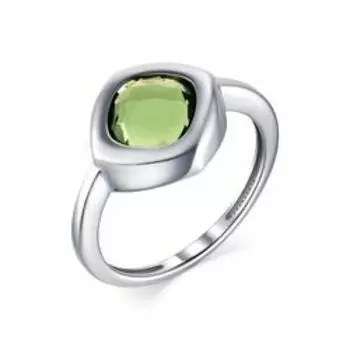 Серебряное кольцо с турмалиновым стеклом