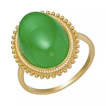 Серебряное кольцо с жадеитом