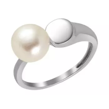 Серебряное кольцо с жемчугом