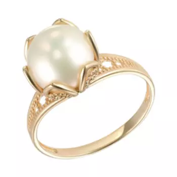 Серебряное кольцо с жемчугом