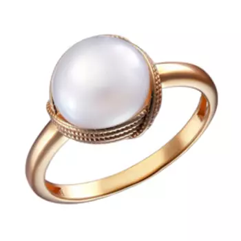 Серебряное кольцо с жемчугом