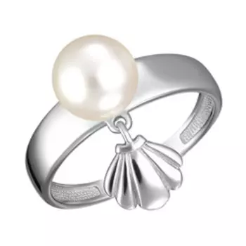 Серебряное кольцо с жемчугом