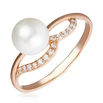 Серебряное кольцо с жемчугом