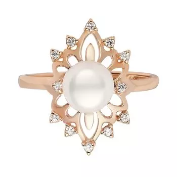 Серебряное кольцо с жемчугом