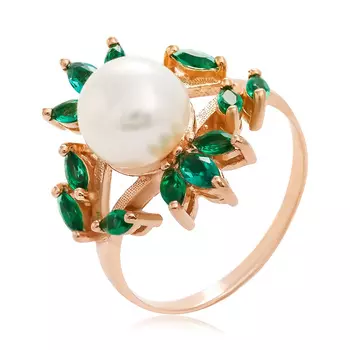 Серебряное кольцо с жемчугом