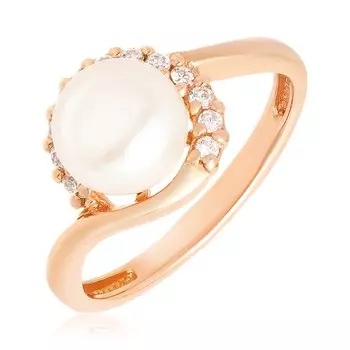 Серебряное кольцо с жемчугом