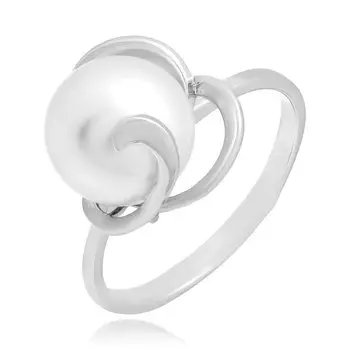 Серебряное кольцо с жемчугом