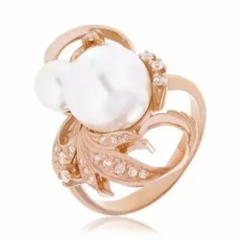 Серебряное кольцо с жемчугом