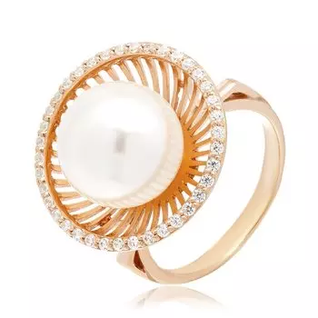 Серебряное кольцо с жемчугом