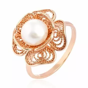 Серебряное кольцо с жемчугом