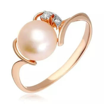 Серебряное кольцо с жемчугом