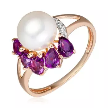 Серебряное кольцо с жемчугом