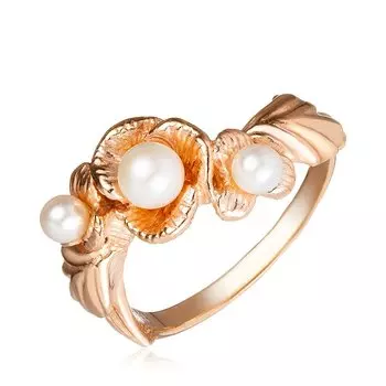 Серебряное кольцо с жемчугом