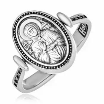 Серебряное кольцо "Семистрельная"