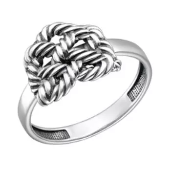 Серебряное кольцо "Узел"