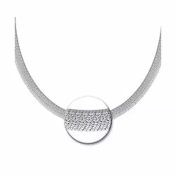 Серебряное колье