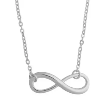 Серебряное колье "Бесконечность"