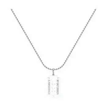 Серебряное колье "Моя единственная сила - настойчивость"