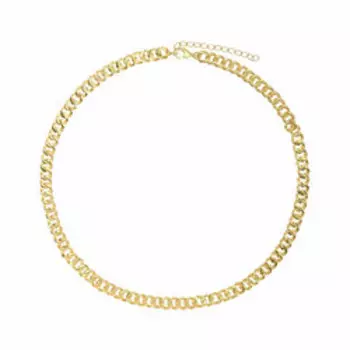 Серебряное колье 925 пробы