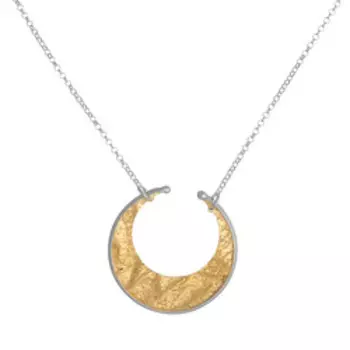 Серебряное колье плетение "Ролло" "Луна"