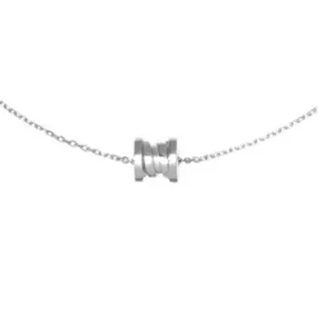 Серебряное колье плетение "Якорное"