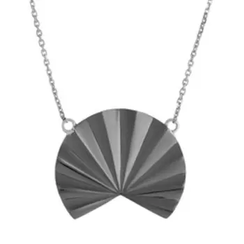 Серебряное колье плетение "Якорное"