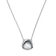 Серебряное колье с аквамарином