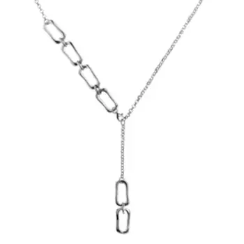 Серебряное колье с алмазной обработкой