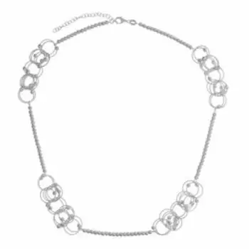 Серебряное колье с алмазной обработкой