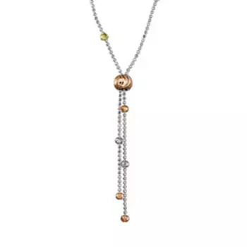 Серебряное колье с алмазной обработкой