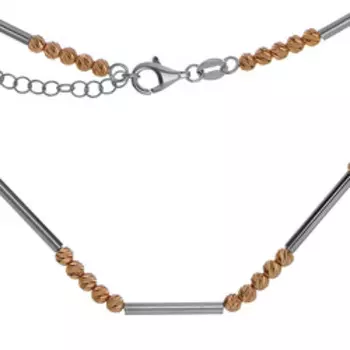 Серебряное колье с алмазной обработкой