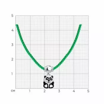 Серебряное колье с эмалью