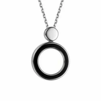 Серебряное колье с эмалью