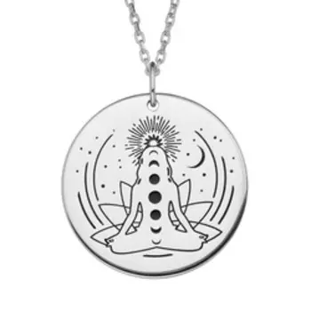 Серебряное колье с эмалью "Императрица"