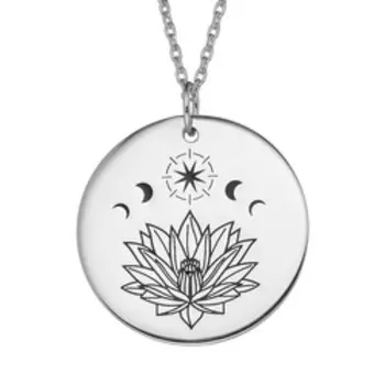 Серебряное колье с эмалью "Сила" плетение "Якорное"