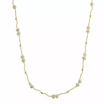 Серебряное колье с барочным жемчугом