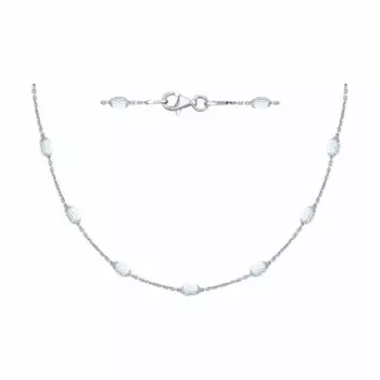 Серебряное колье с бочонками