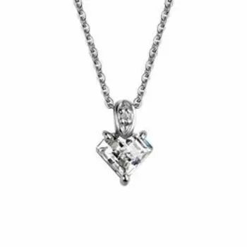 Серебряное колье с фианитами