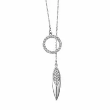 Серебряное колье с фианитами